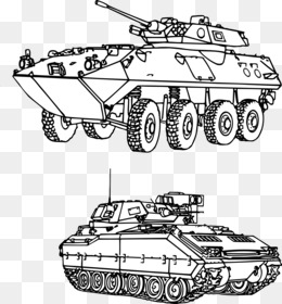 قتال المشاة السيارة تحميل مجاني - دبابة عسكرية الرسم - رسمت باليد 